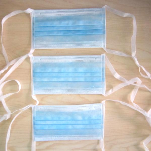 Fog Free Foam Fluid Resistant Surgical Mask , Surgical Face Mask Antiglare Eyeshield