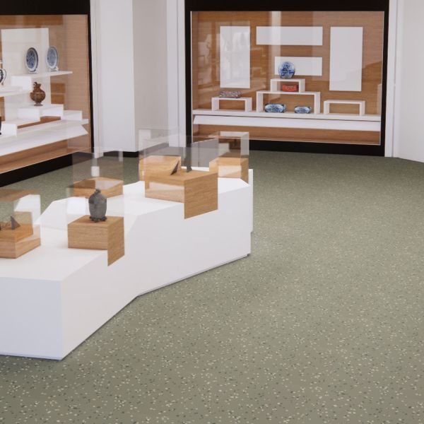 Versatile Aesthetic Rubber Flooring by Relle for Museums