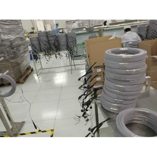 Гибкий провод 5.0mm оптического волокна базовой станции FTTA законченное соединители SC Supertap