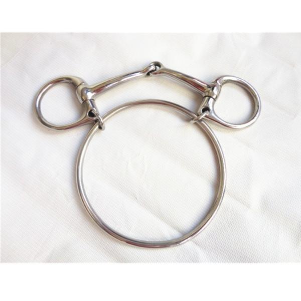 Bits de boca de cavalo para equipamento equestre e jogo de corrida de cavalo em aço inoxidável