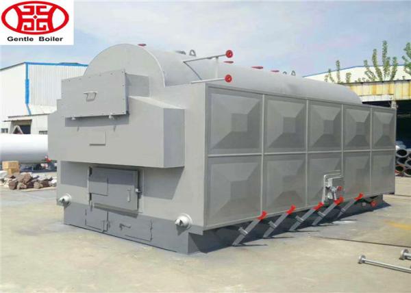 Máquina de madeira horizontal da caldeira de vapor do único cilindro de 2 toneladas para a indústria do pacote