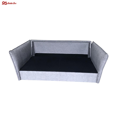 New Design Assemble KD Fabric Cushion Sofa 2 Seater for Apartment Use