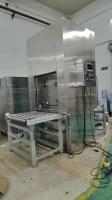 PLC salle blanche douche à air passe-par avec une ligne de convoyeur automatique pour la fabrication de haute technologie