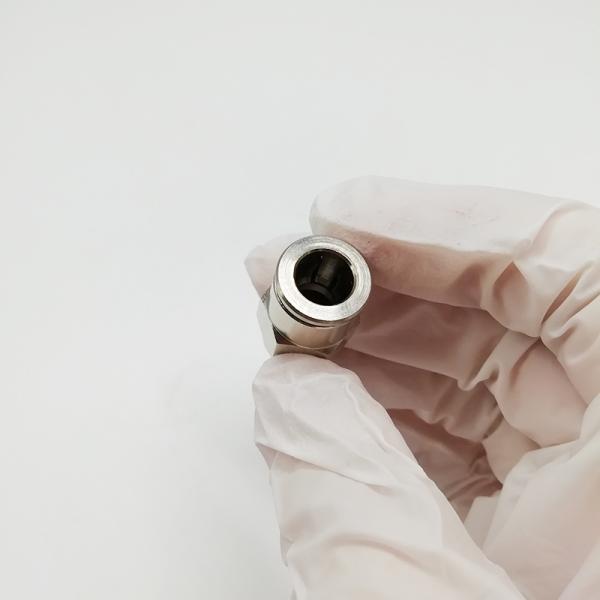 Push In Quick Connect Air Fittings Pneumatic Pipe Fittings Copper Nickel Plating