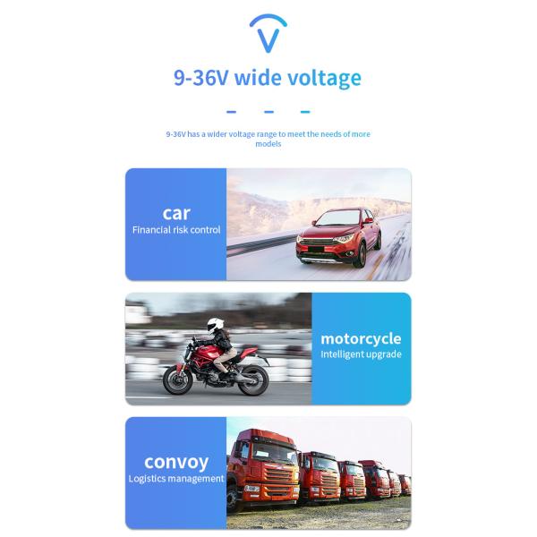 Мотоцикла тележки GT02A DC локатора 9-36V GPS электрического автоматический