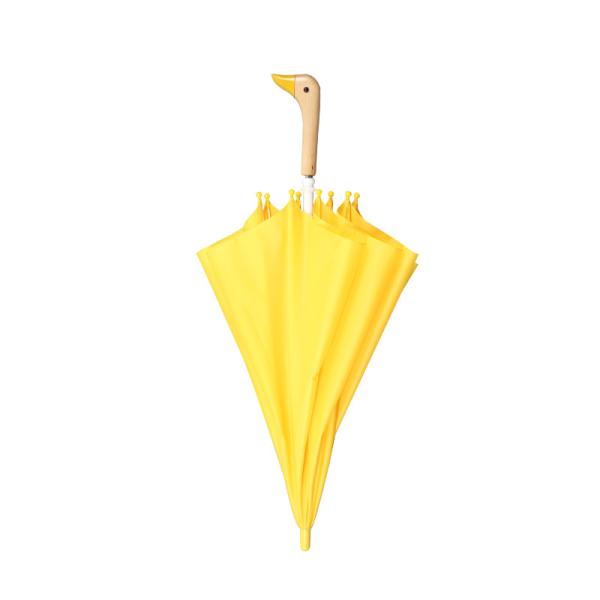 Cute Children Windproof School Umbrella with Customized Logo and Semi-Automatic Control