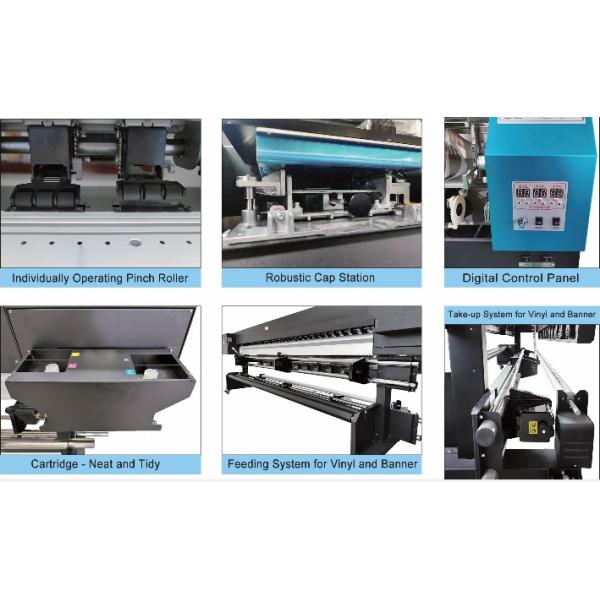 машина галактики UD 32R8E Eco растворяющая с 4pcs головой epson I3200