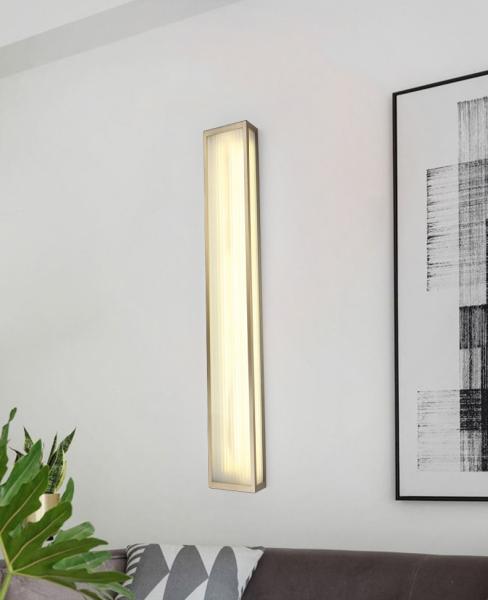 European-style stainless steel outdoor wall light glass villa courtyard wall light community exterior wall light