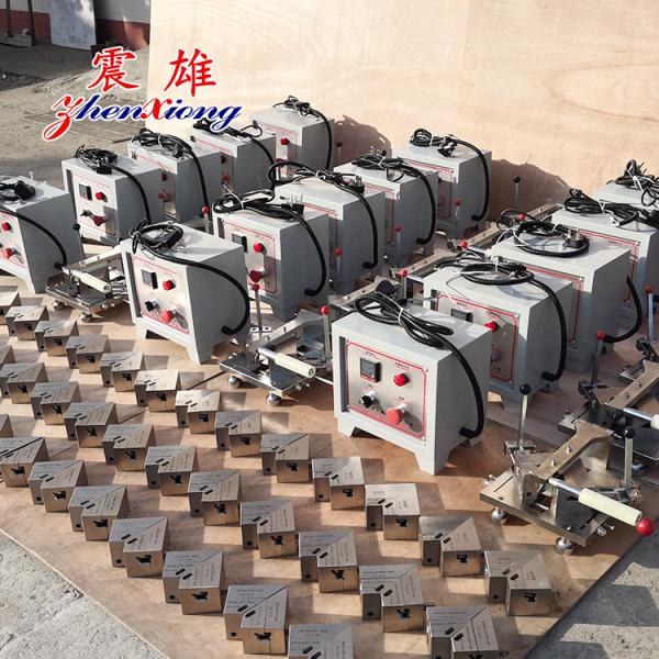 Temp Control Door Gasket Plastic Profile Extruders Single Corner Welding Machine