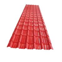 PPGI feuille de toiture ondulée prépeinte 0,15 mm-2,0 mm bobine d'acier galvanisé prépeint