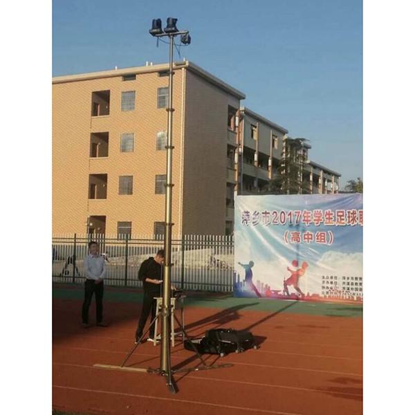 12m crank manual telescopic mast, crank antenna mast, telescpic mast, manual mast, aluminum telescopic mast