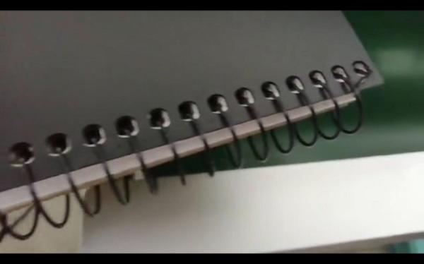 Notebook Wire Binding Machine Spiral Forming And Binding Machine CE Certification