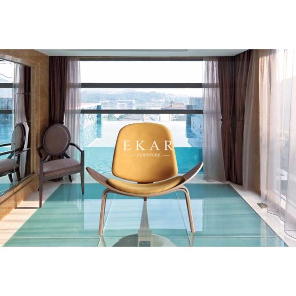 Italy Latest Design Solid Wood Home Coffee Shop Lounge Leisure Chair