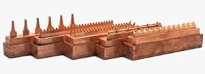 ABS Custom Molded Plastic Parts NAK80 Cathode Electrode Copper Mold