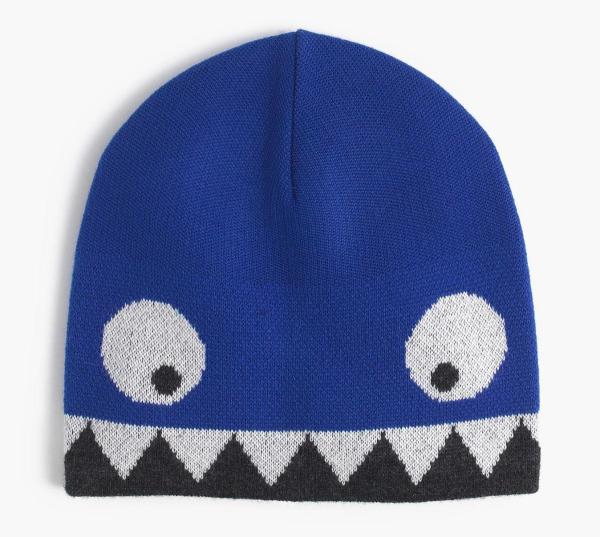 12GG 100 % Acrylic Winter Hat , Casual Birdseye Jacquard Large Knit Beanie