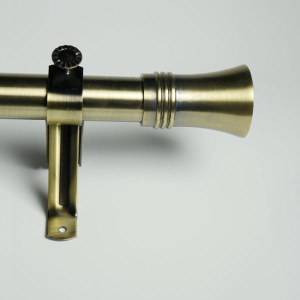 Classical Decorative Zinc Alloy 28mm Curtain Rod Finials