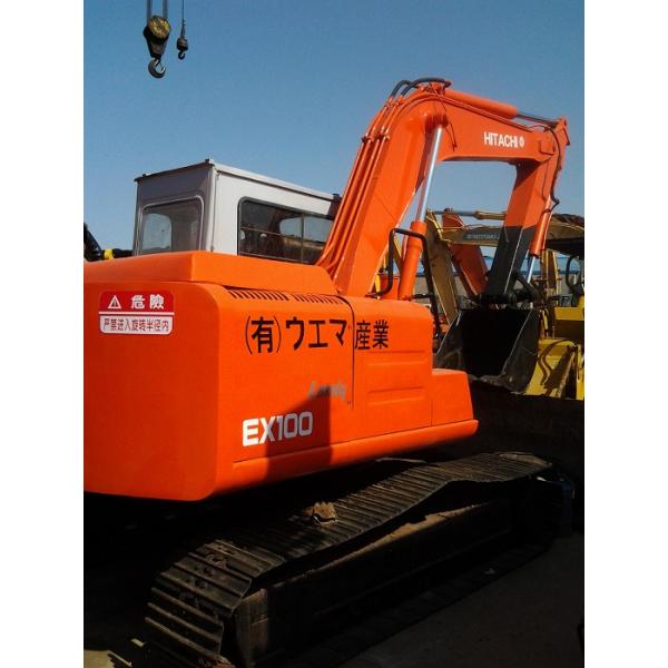 10T weight Used Crawler Excavator Hitachi EX100 A-4BG1 engine with Original Paint