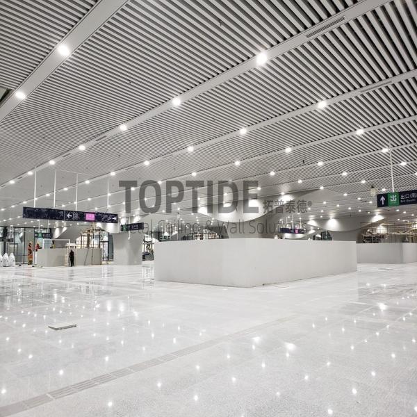 Cheap Metal Aluminium Strip Fire Rated For Building Wall False Ceiling Decoration