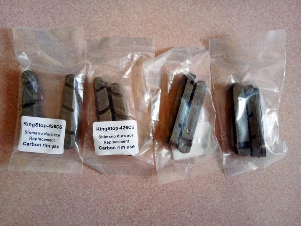 Brake Pads Cork Wood Material replacement for Carbon Rim Use with Shimano/Campgnolo Cassette promotion Blue Brown Black
