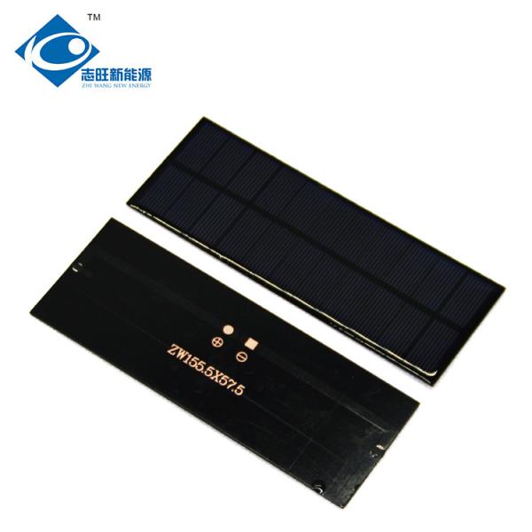 2.5W Custom Epoxy Solar Panel ZW-155575 folding solar panels for camping 5.5V 155X57.5X3mm