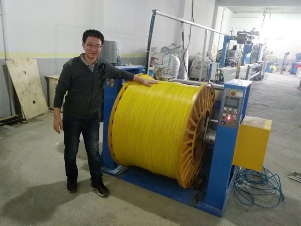 0.5 Mm2 Copper Wire And Cable Extrusion Machine With Mitsubishi Belt