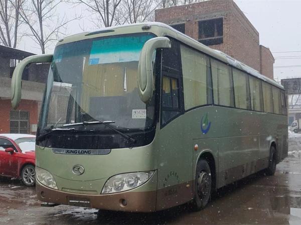 55seats Passenger Used Kinglong Bus 243kw XMQ6122 Manual Transmission Yuchai Engine