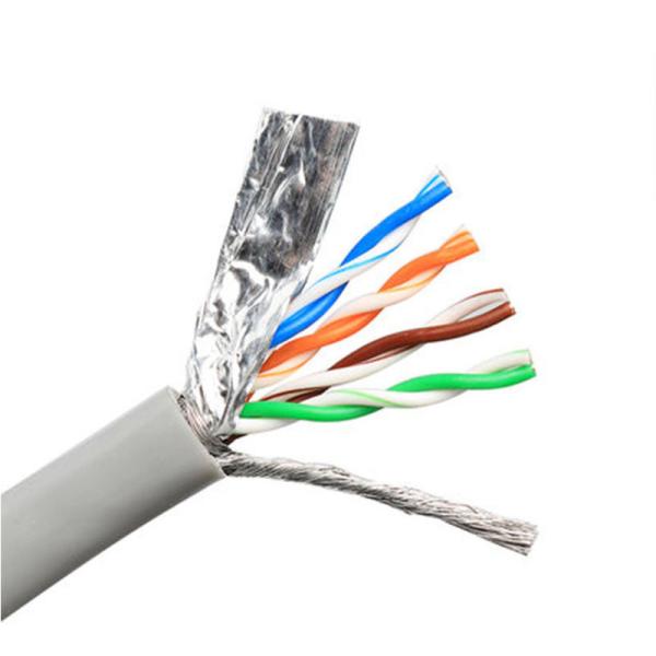 JHY 1000ft HDPE 4 pairs copper Cat 5e shielding grey network cable