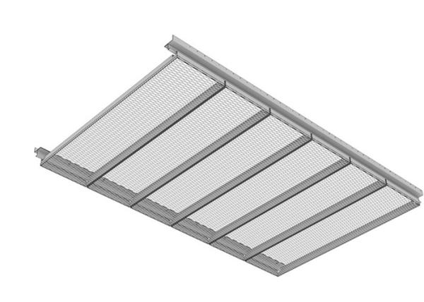 Building Hook On Ceiling System Suspended   Lightweight Commercial Silver Color