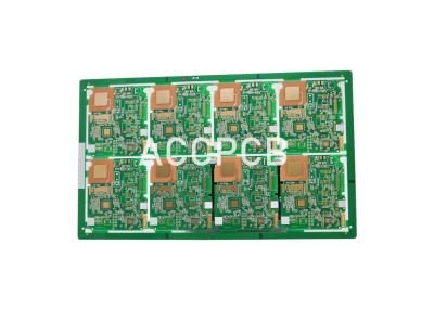 Revestimento de superfície de ENIG da placa de circuito do OEM FR4 PWB seis camadas do protótipo rápido da volta