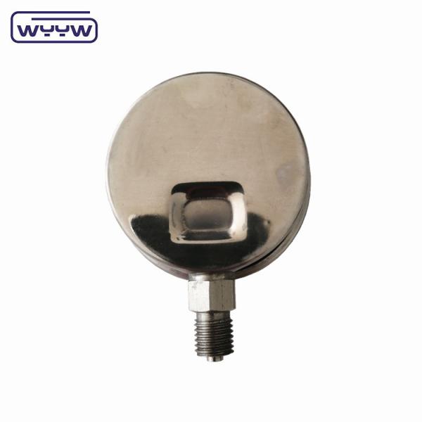 Medidor de pressão SS304 de 60 mm com caixa de aço inoxidável