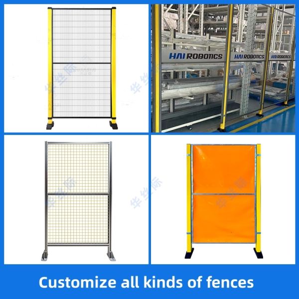 Easily Assembled Robot Safety Fence For Machinery Protection Factory Use