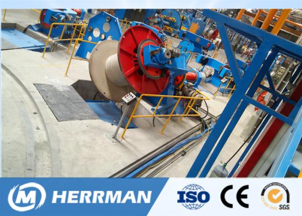 Drum Twister Type Adjustable Pitch Cable Armouring Machine