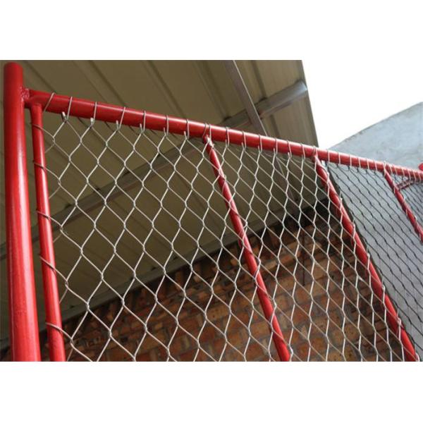 304 316 316L Strong Galvanised Square Mesh Fencing Hand Woven Knotted Safety
