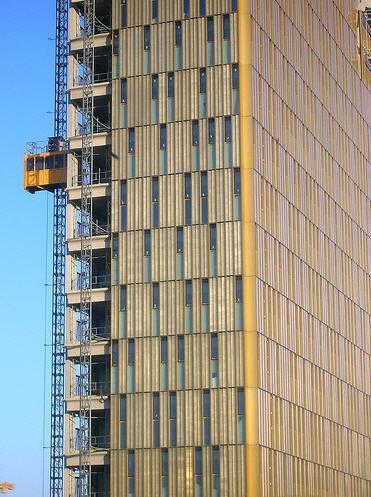Energy Saving Temporary Construction Elevators Small Noise Steady Start / Stop