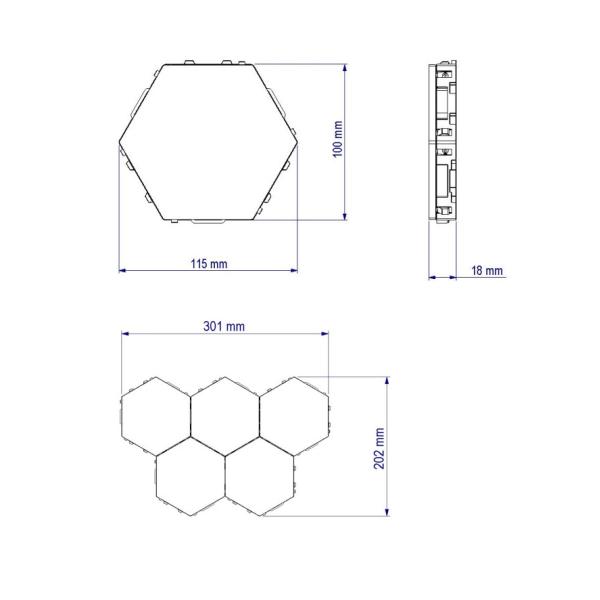 Lampes murales à lumière étroite à LED Éclairage sensible au toucher Décoration magnétique pour le bureau à domicile