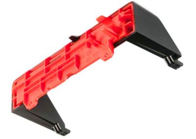 Custom Two Shot Injection Molding , Two Shot Moulding Black Red Cold Runner