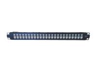 Panneau de patch électronique modulaire 1U 24port CAT6 CAT6A réseau