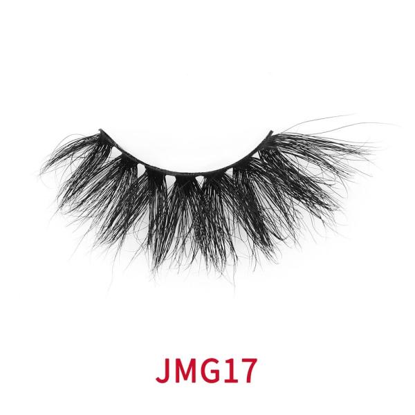 Real Siberian 6D Vegan Cruelty Free Eyelashes , 25mm Dramatic Lashes