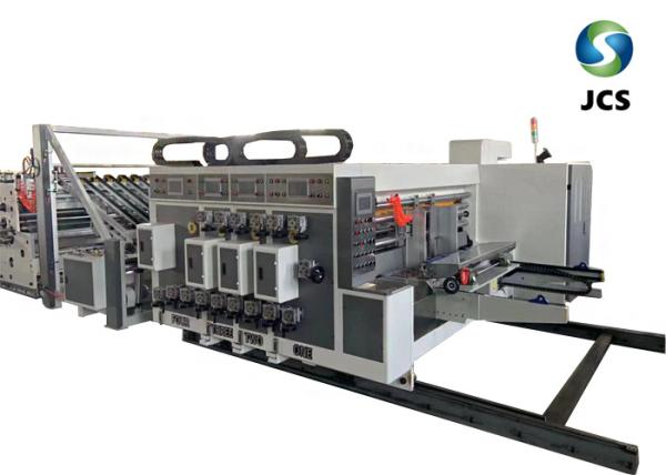 380v High Speed Flexo Printing Machine , Flexo Printer Slotter Die Cutter