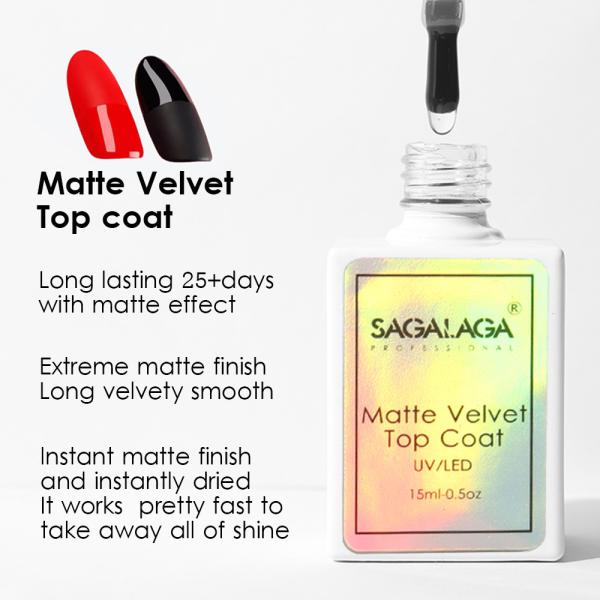 85G Long Lasting Soak Off Super Shiny Top Coat No Clean Uv Gel Top Coat for Manicure and Pedicure Material Type Free
