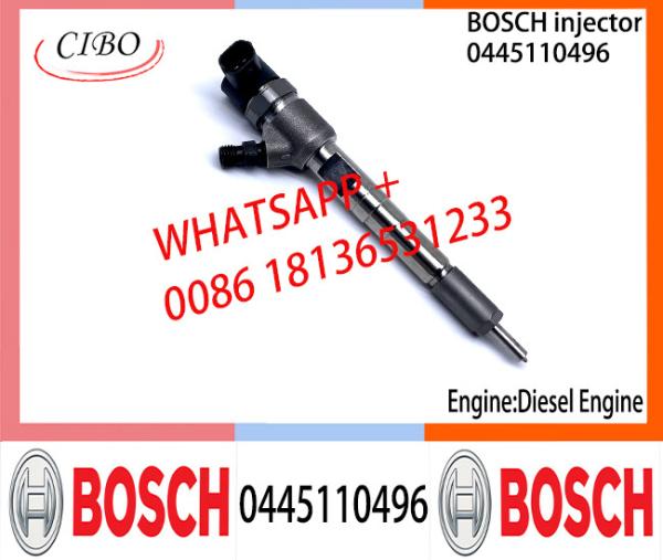 Injetor de combustível comum 0445110496 do trilho do injetor de BOSCH 0445110557 0445110580 0445110698 0445110436 para o motor diesel