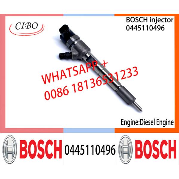 Injetor de combustível comum 0445110496 do trilho do injetor de BOSCH 0445110557 0445110580 0445110698 0445110436 para o motor diesel