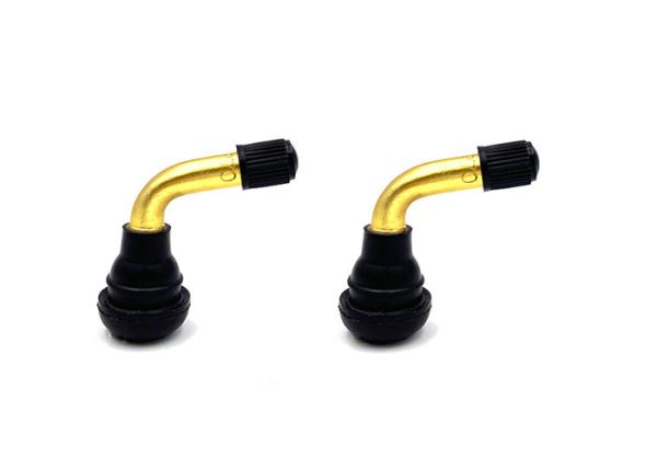 PVR70 Bend 90° Motorcycle Tire Valve EPDM Rubber And Premium Aluminum Stems