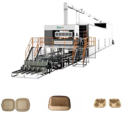 Biodegradable Paper Burger Box Making Machine Automatic High Capacity
