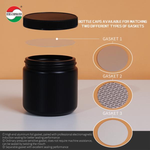 480ML HDPE Bottle Plastic Food Grade Material Custom Labels Nutritional Products HDPE-480-D194