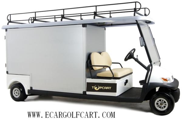 Eco Friendly Cargo Utility Golf Cart , Club Car Utility Vehicle For Two Passenger