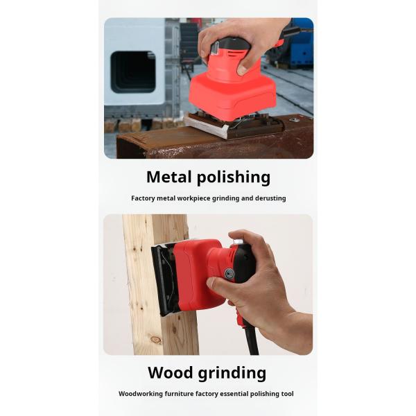 Маленькая электрическая стеновая песочница Антишоковая полировальная песочная бумага