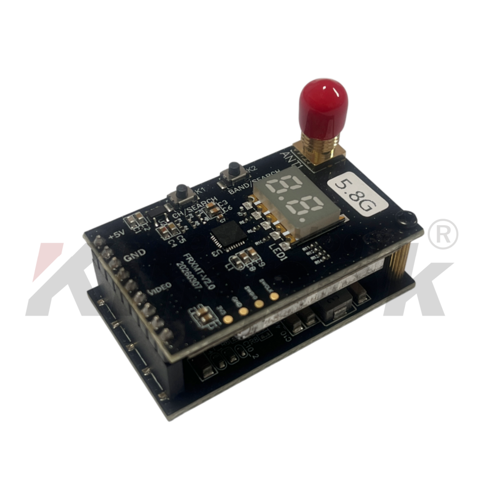 112-Channel 4.8-6GHz High-Sensitivity COFDM Video Receiver for Long-Distance FPV Drones