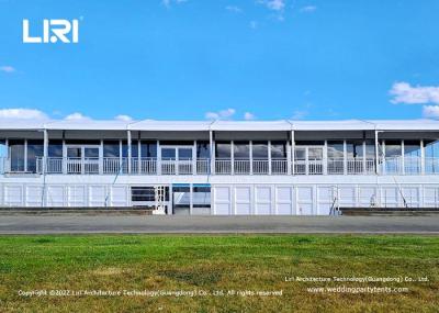 Arcum Double Decker Tent With ABS Hard Glass Walls For Sport Event