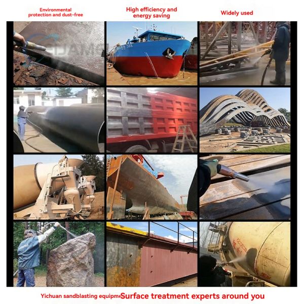 Hybrid High-pressure Sandblasting Machine, rust Removal Water Sandblasting Machine, Dust-free Sandblasting Machine